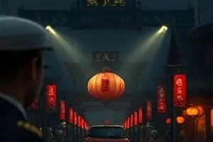 《我的同事是AI》剧集封面,工位旁的金属质感机器人